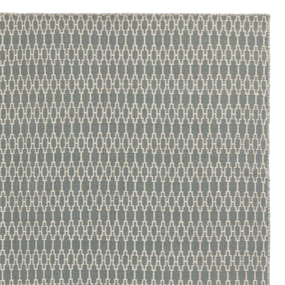 Teppich Badela, Helles Graugrün & Elfenbein, 100% Wolle
