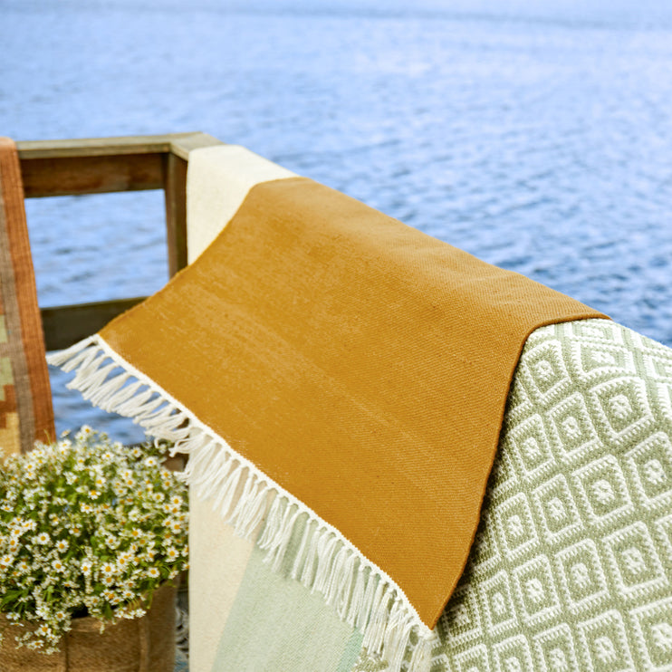 Outdoor-Teppich Udaka [Senfgelb]