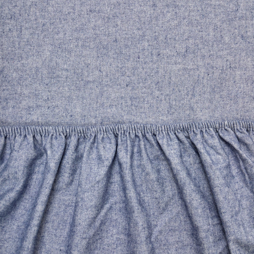 Flanell-Spannbettlaken Melloa [Blau]