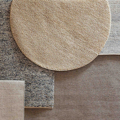 Ravi Rug natural white, 60% wool & 20% viscose & 20% cotton