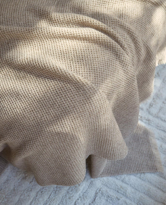 Merinodecke Raiana [Beige & Natur]