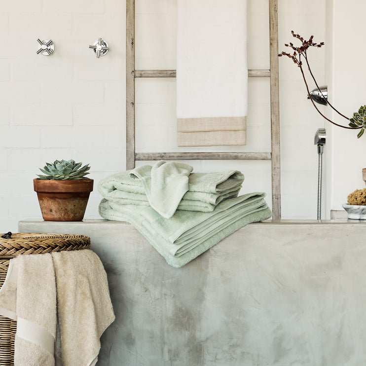 Handtuch Penelain Minzgrün | Schöne Ideen für Ihr Zuhause | URBANARA
