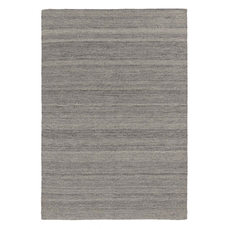Teppich Patan Grau-Melange, 80% Wolle & 20% Bio-Baumwolle | URBANARA Wollteppiche