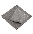 Serviette Zarasai, Schwarz & Weiß, 100% Leinen