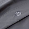Bettdeckenbezug Perpignan, Grau, 100% gekämmte Baumwolle | Hochwertige Wohnaccessoires