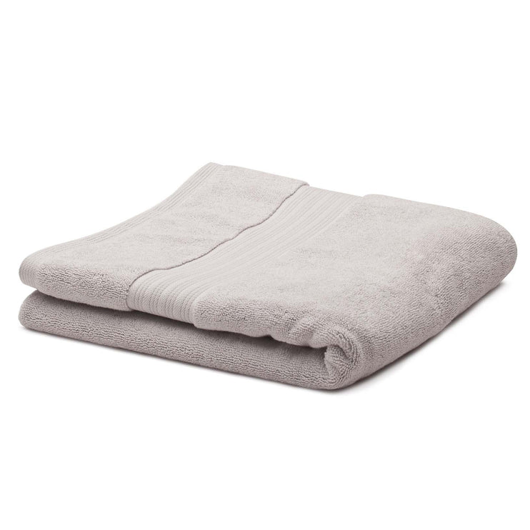 Gemischtes Handtuch Set Salema, Hellgrau, 100% Supima Baumwolle | URBANARA Baumwoll-Handtücher