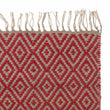 Teppich Dasheri, Rot, 100% Jute