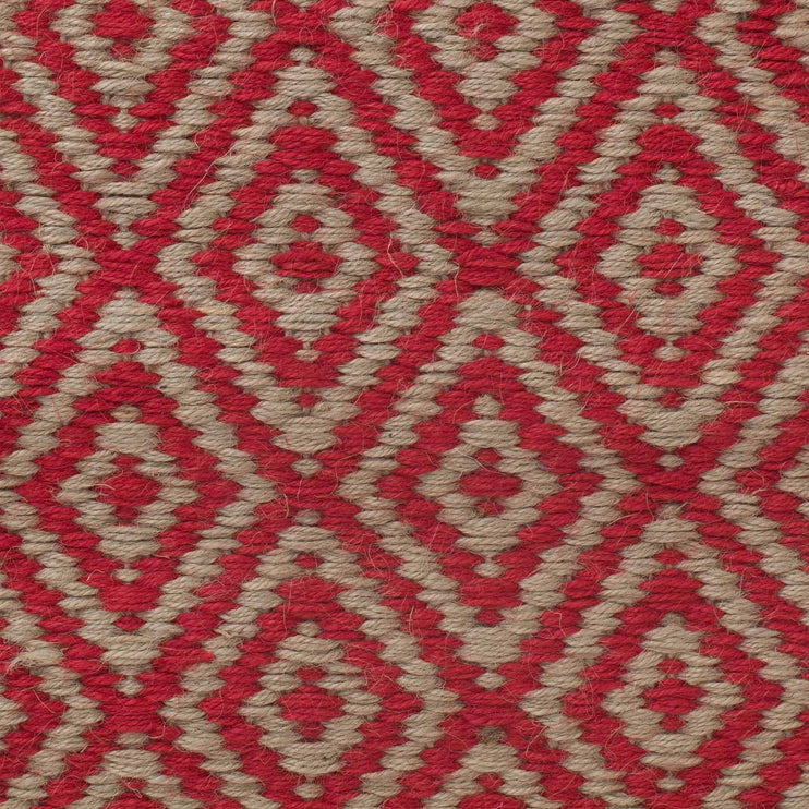 Teppich Dasheri, Rot, 100% Jute | Hochwertige Wohnaccessoires
