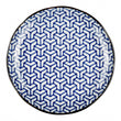Teller Onuma, Weiß & Blau, 100% Keramik