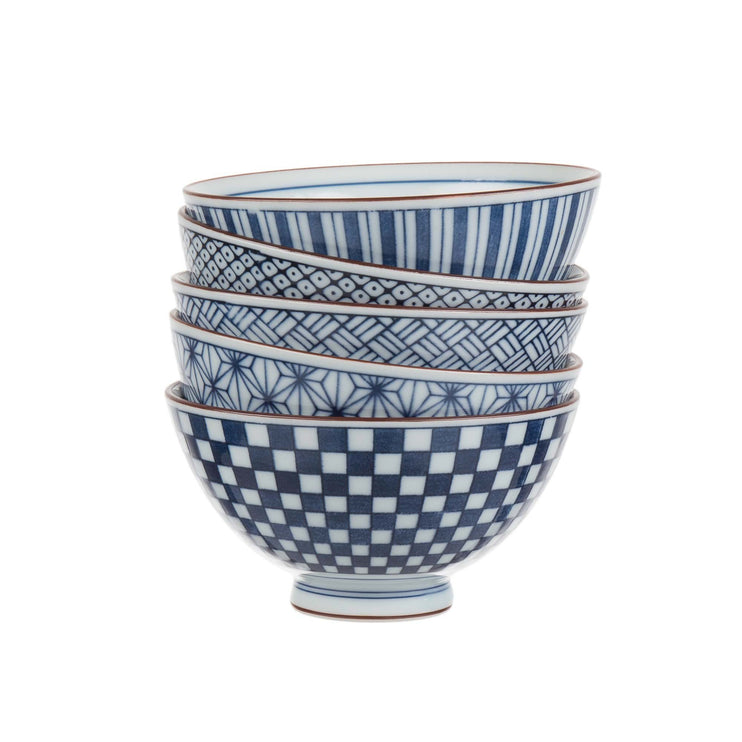 Schale Onuma, Weiß & Blau, 100% Keramik | Hochwertige Wohnaccessoires