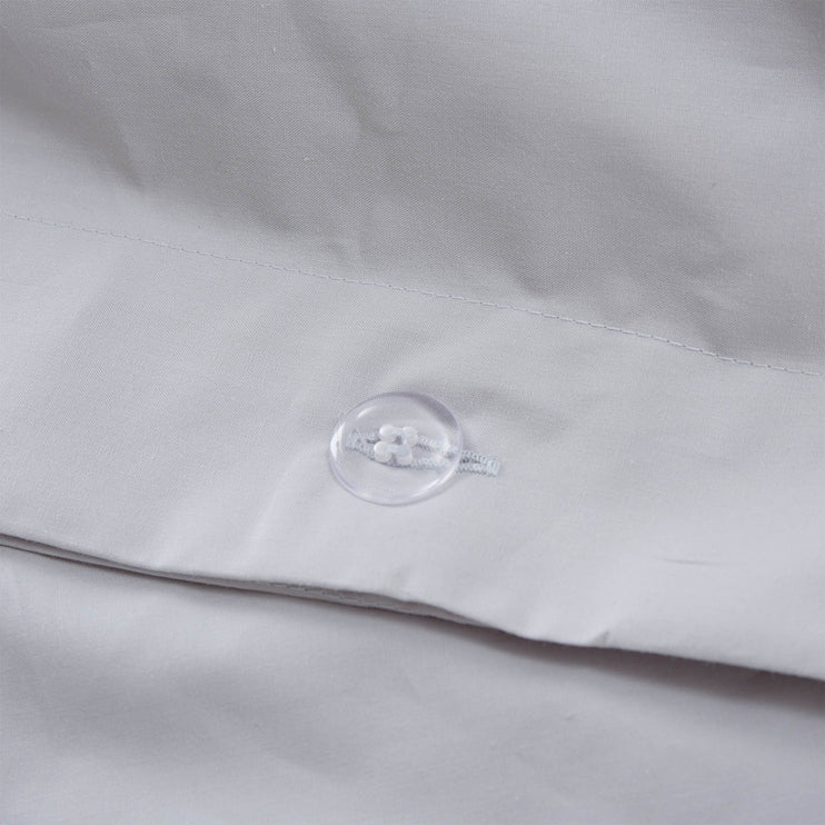 Bettdeckenbezug Perpignan, Hellgrau, 100% gekämmte Baumwolle | Hochwertige Wohnaccessoires