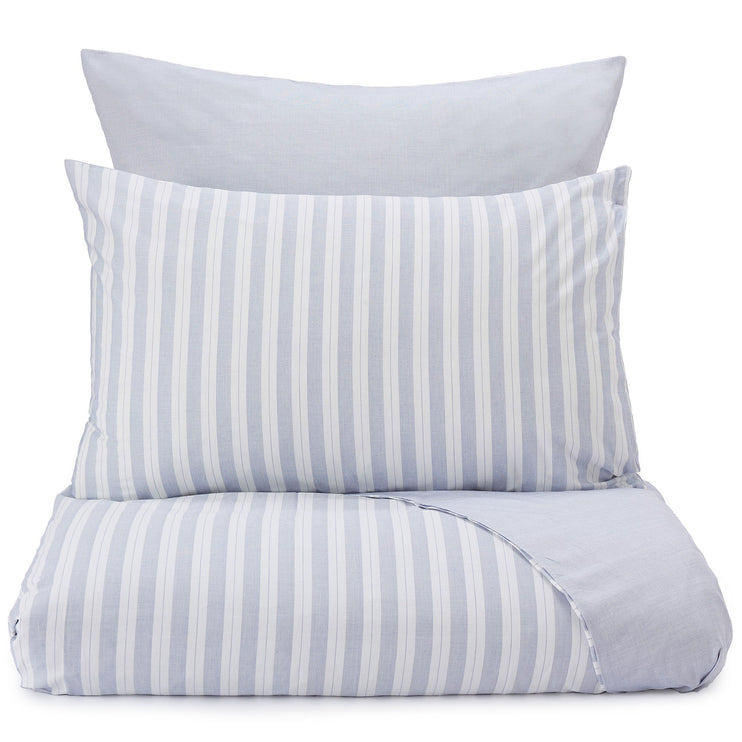 Bettdeckenbezug Izeda, Blau & Weiß, 100% Baumwolle
