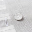 Bettdeckenbezug Izeda, Hellgrau & Weiß, 100% Baumwolle | Hochwertige Wohnaccessoires