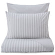 Bettdeckenbezug Izeda, Hellgrau & Weiß, 100% Baumwolle