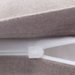 Kissenbezug Montrose, Steingrau, 100% Baumwolle | Hochwertige Wohnaccessoires