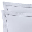 Kissenbezug Karakol Weiß & Grau, 100% Baumwolle | Hochwertige Wohnaccessoires