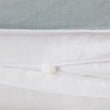 Bettdeckenbezug Cercosa, Grüngrau & Weiß, 100% Leinen | Hochwertige Wohnaccessoires