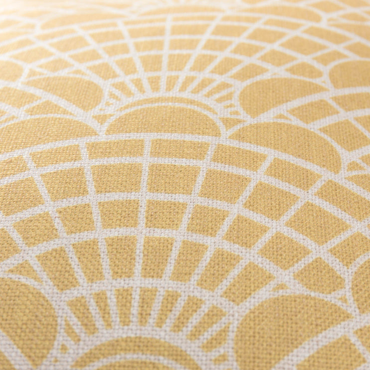 Kissenhülle Lune, Senfgelb & Natur, 100% Leinen | Hochwertige Wohnaccessoires