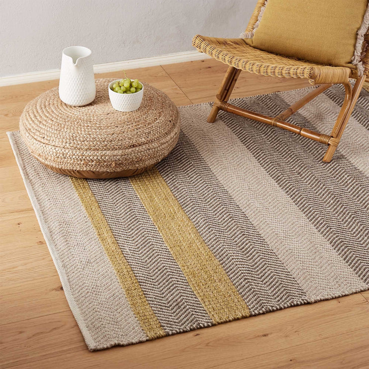 Teppich Altoin Ocker & Beige & Hellbraun | Schöne Ideen für Ihr Zuhause | URBANARA