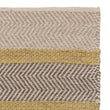 Teppich Alto, Ocker & Beige & Hellbraun, 35% Wolle & 35% Baumwolle & 30% Viskose