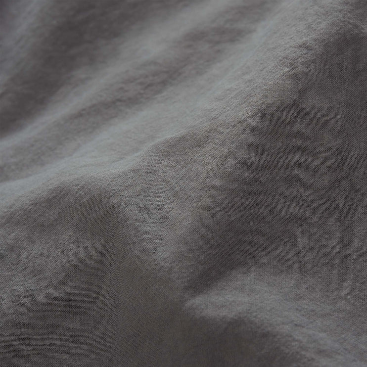 Bettdeckenbezug Luz, Anthrazit, 100% Baumwolle | Hochwertige Wohnaccessoires