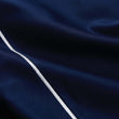 Bettdeckenbezug Karakol, Dunkelblau & Naturweiß, 100% Baumwolle | Hochwertige Wohnaccessoires