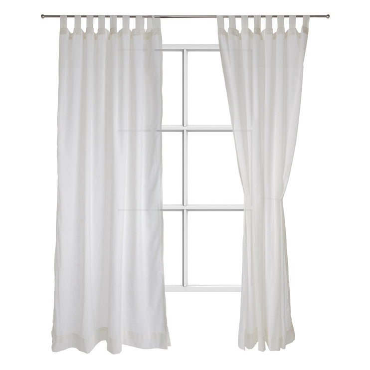 Vorhang Helan, Naturweiß, 50% Baumwolle & 50% Polyester