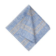 Tischdecke Lusis, Hellblau & Natur, 100% Leinen | Hochwertige Wohnaccessoires
