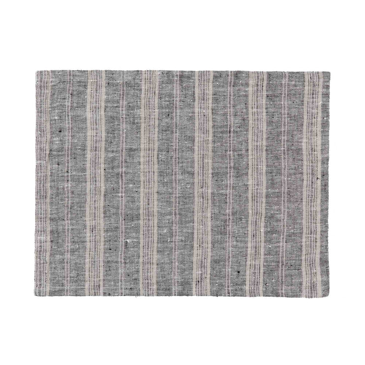 Tischdecke Lusis in Schwarz & Natur aus 100% Leinen | Entdecken Sie unsere schönsten Wohnaccessoires