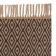Teppich Dasheri, Anthrazit & Natur, 100% Jute