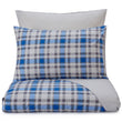 Kissenbezug Cabril, Natur & Blau & Schwarz, 100% Baumwolle