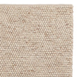Teppich Ravi Naturweiß, 70% Schurwolle & 30% Viskose & 100% Baumwolle