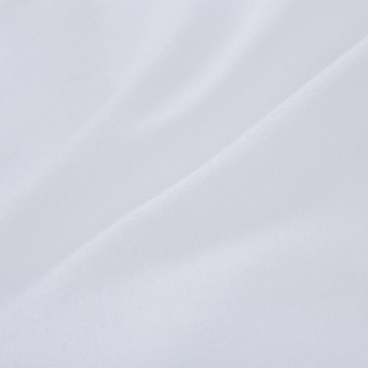Bettdeckenbezug Montrose, Weiß, 100% Baumwolle | URBANARA Flanell-Bettwäsche