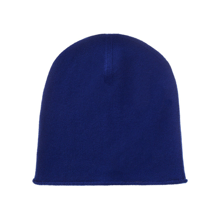 Mütze Nora, Royalblau, 50% Kaschmirwolle & 50% Wolle