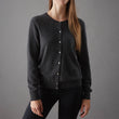 Strickjacke Nora, Anthrazit, 50% Kaschmirwolle & 50% Wolle | URBANARA Loungewear