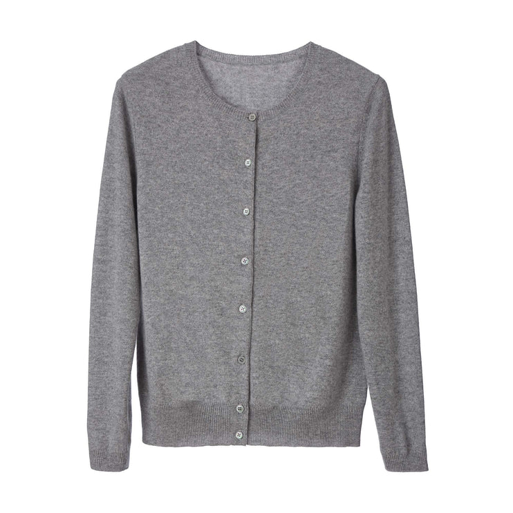 Strickjacke Norain Hellgrau | Schöne Ideen für Ihr Zuhause | URBANARA