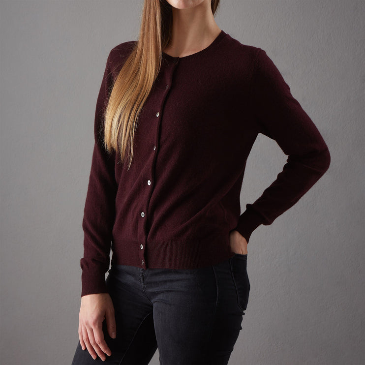 Strickjacke Norain Weinrot | Schöne Ideen für Ihr Zuhause | URBANARA