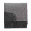 Decke Sontra, Anthrazit-Melange & Hellgrau-Melange, 10% Kaschmirwolle & 90% Wolle