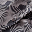 Bettdeckenbezug Zamora, Grau & Dunkelgrau, 100% Baumwolle | URBANARA Satin-Bettwäsche