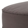 Pouf Nashik, Dunkelgrau, 100% Baumwolle | URBANARA Hocker & Poufs