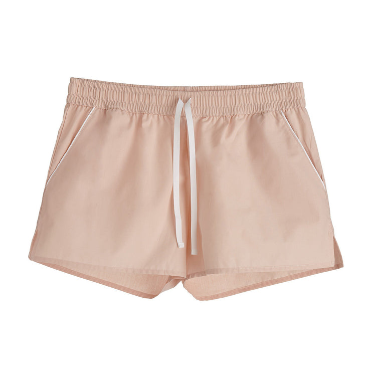 Pyjama Alva, Rosa & Weiß, 100% Bio-Baumwolle
