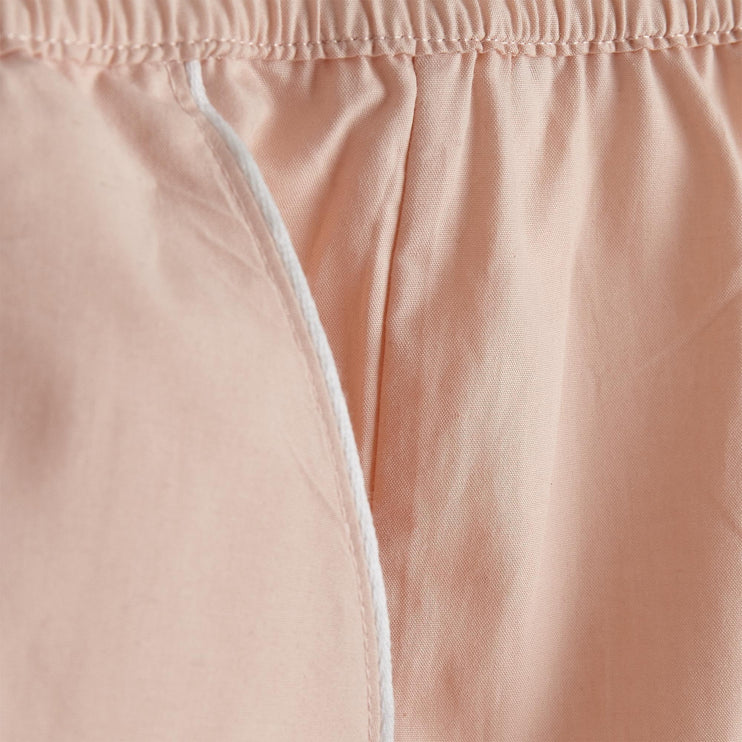 Pyjama Alva, Rosa & Weiß, 100% Bio-Baumwolle | URBANARA Nachtwäsche
