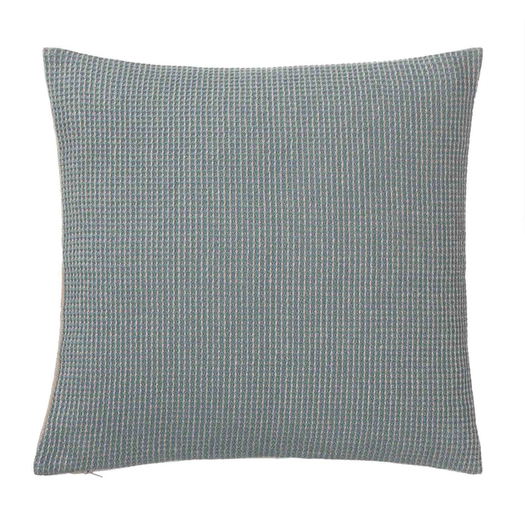 Decke Kovai in Grüngrau & Natur aus 50% Leinen & 50% Baumwolle | Entdecken Sie unsere schönsten Wohnaccessoires