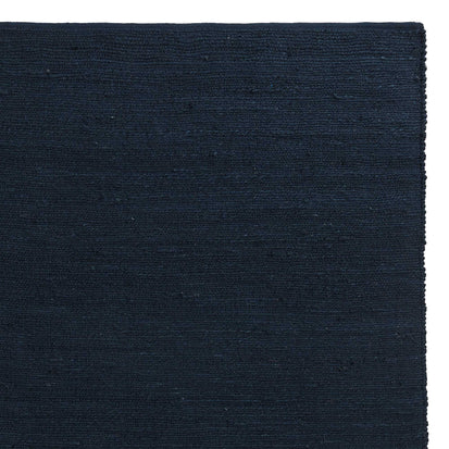 Teppich Gorbio, Blau, 90% Jute & 10% Baumwolle