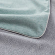 Bettdeckenbezug Coria, Helles Graugrün-Melange & Grau-Melange & Grau, 100% Baumwolle | URBANARA Jersey-Bettwäsche