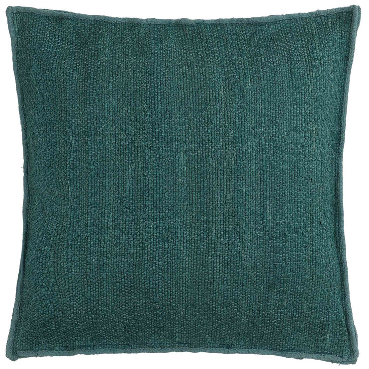 Kissen Silani, Graugrün, 90% Jute & 10% Baumwolle