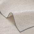 Serviette Alvalade, Natur & Grüngrau, 100% Leinen | Hochwertige Wohnaccessoires
