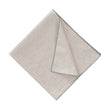 Serviette Alvalade, Natur & Grüngrau, 100% Leinen