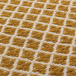 Teppich Loni in Leuchtendes Senfgelb & Eierschale aus 100% Wolle | Entdecken Sie unsere schönsten Wohnaccessoires