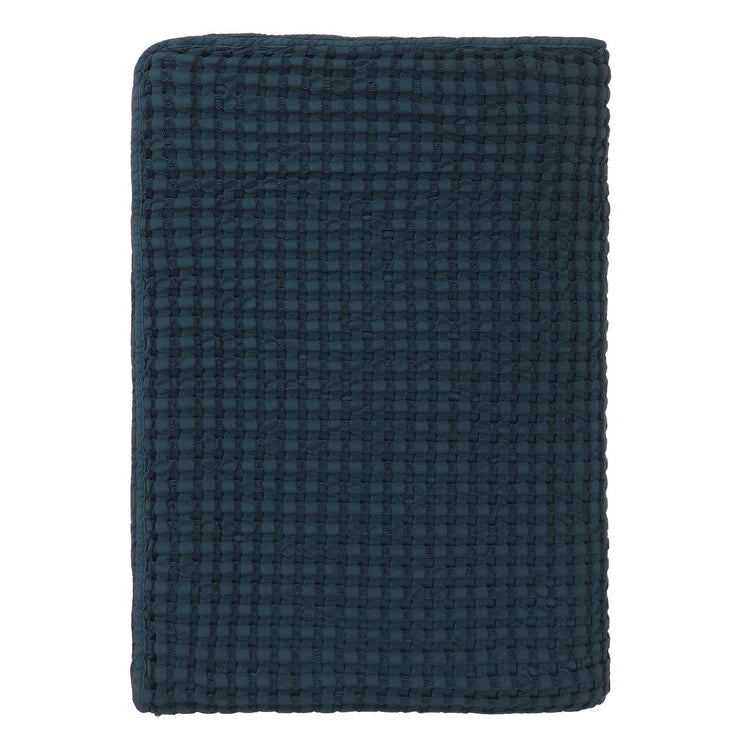 Tagesdecke Veiros, Petrol, 100% Baumwolle